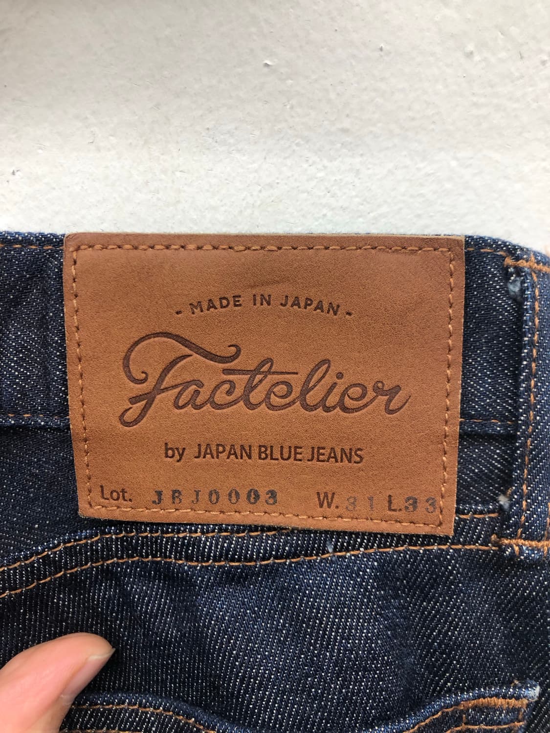 재팬 블루 진스 셀비지 팬츠 상품이미지4