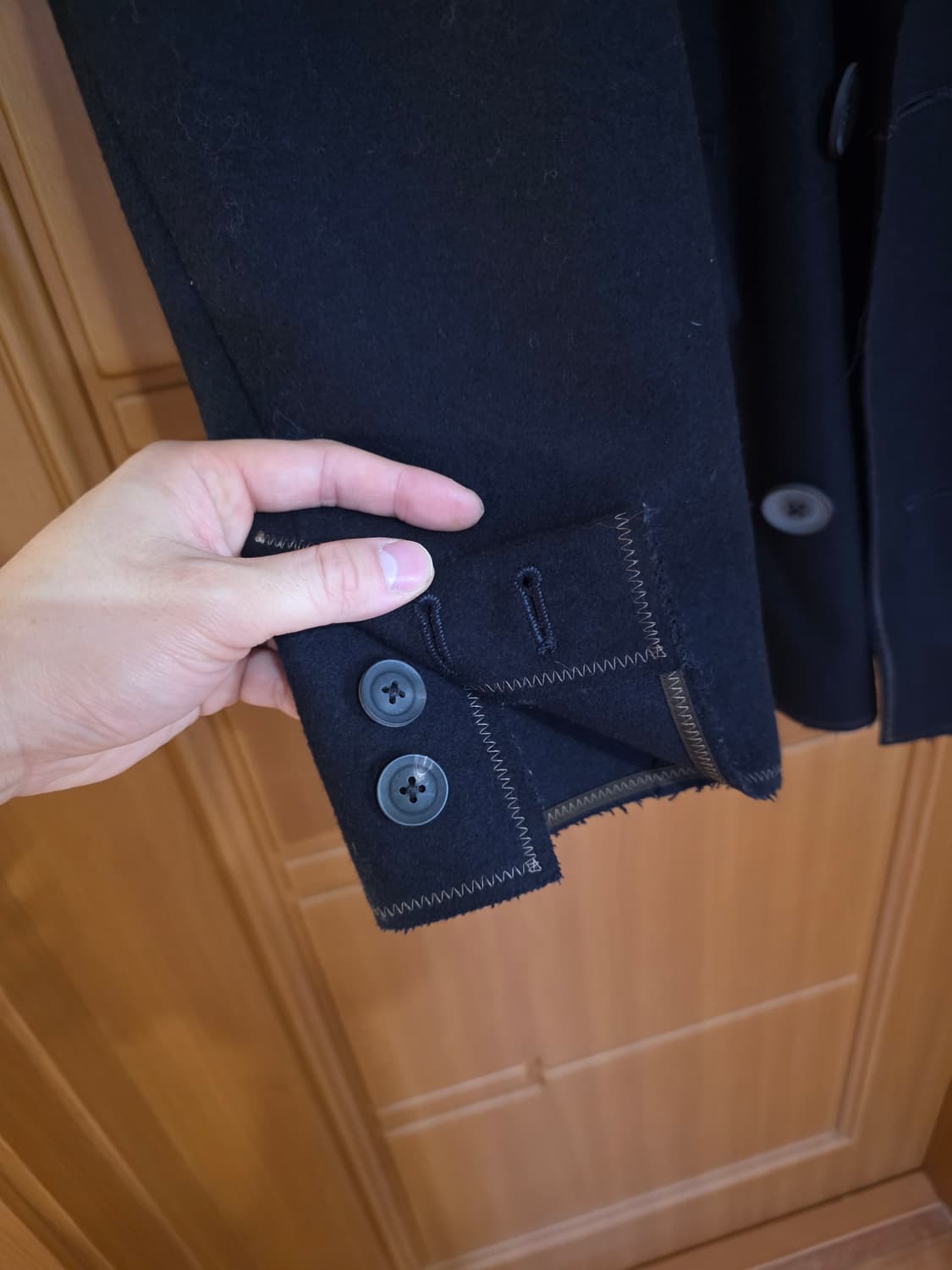 Kolor 컬러 더블 코트 자켓 캐시미어 3사이즈 상품이미지8