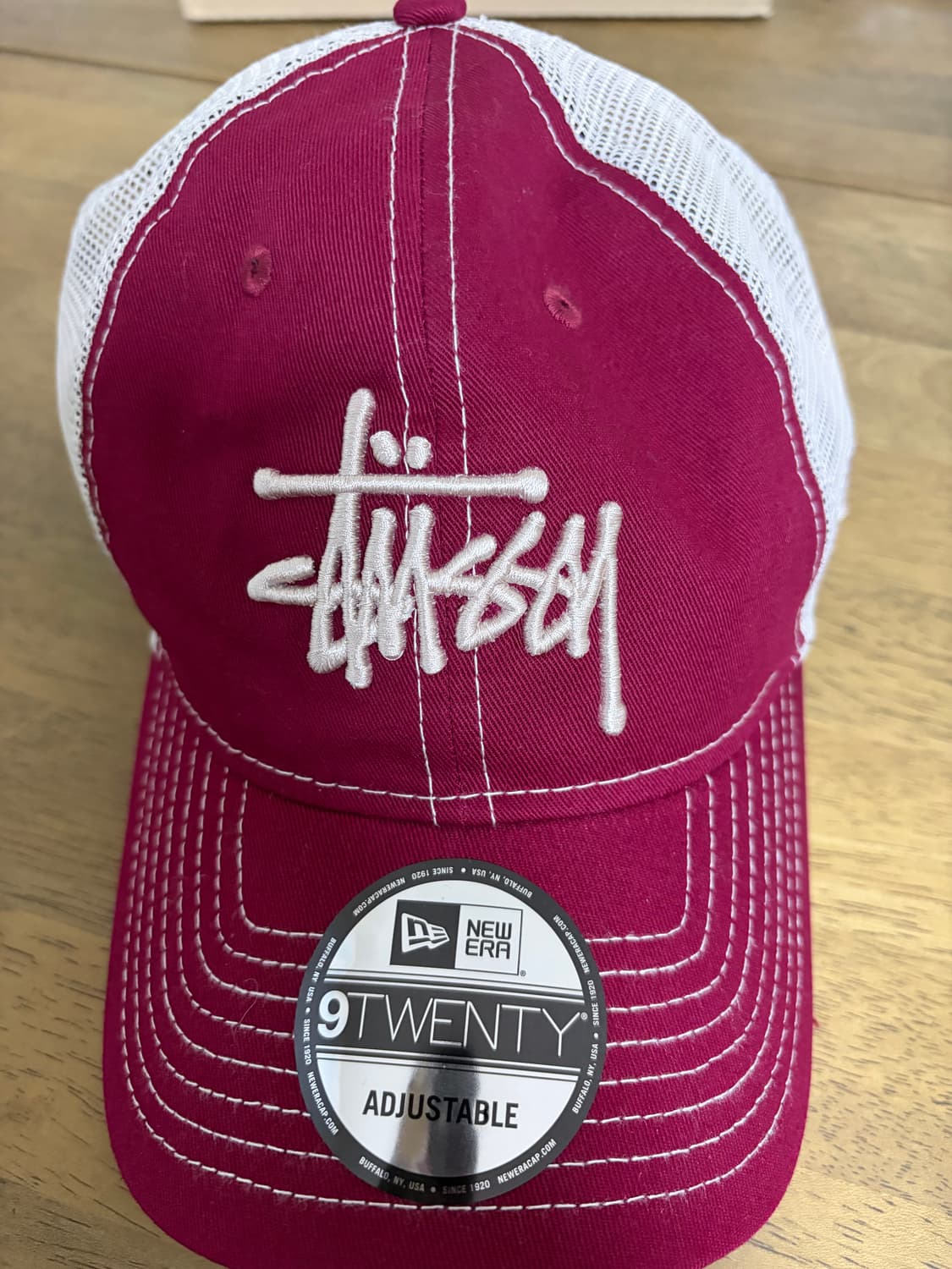 스투시 뉴에라 9Twenty 베이직 트러커 카디널 상품이미지1