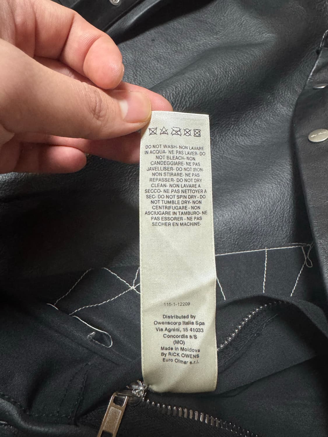 [52]릭오웬스 레더 셔츠 자켓 상품이미지7