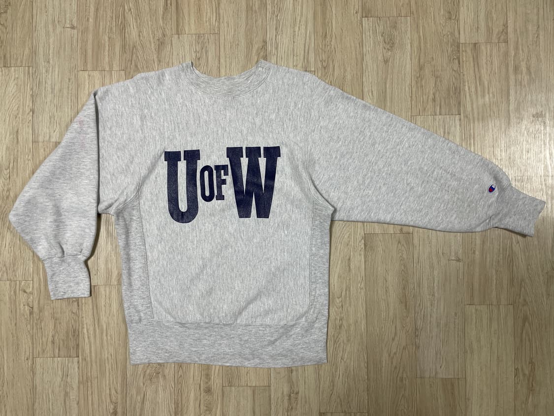 100) 90's 챔피온 워싱톤대학 리버스위브(미국제)RRL&LVC&폴로 상품이미지2