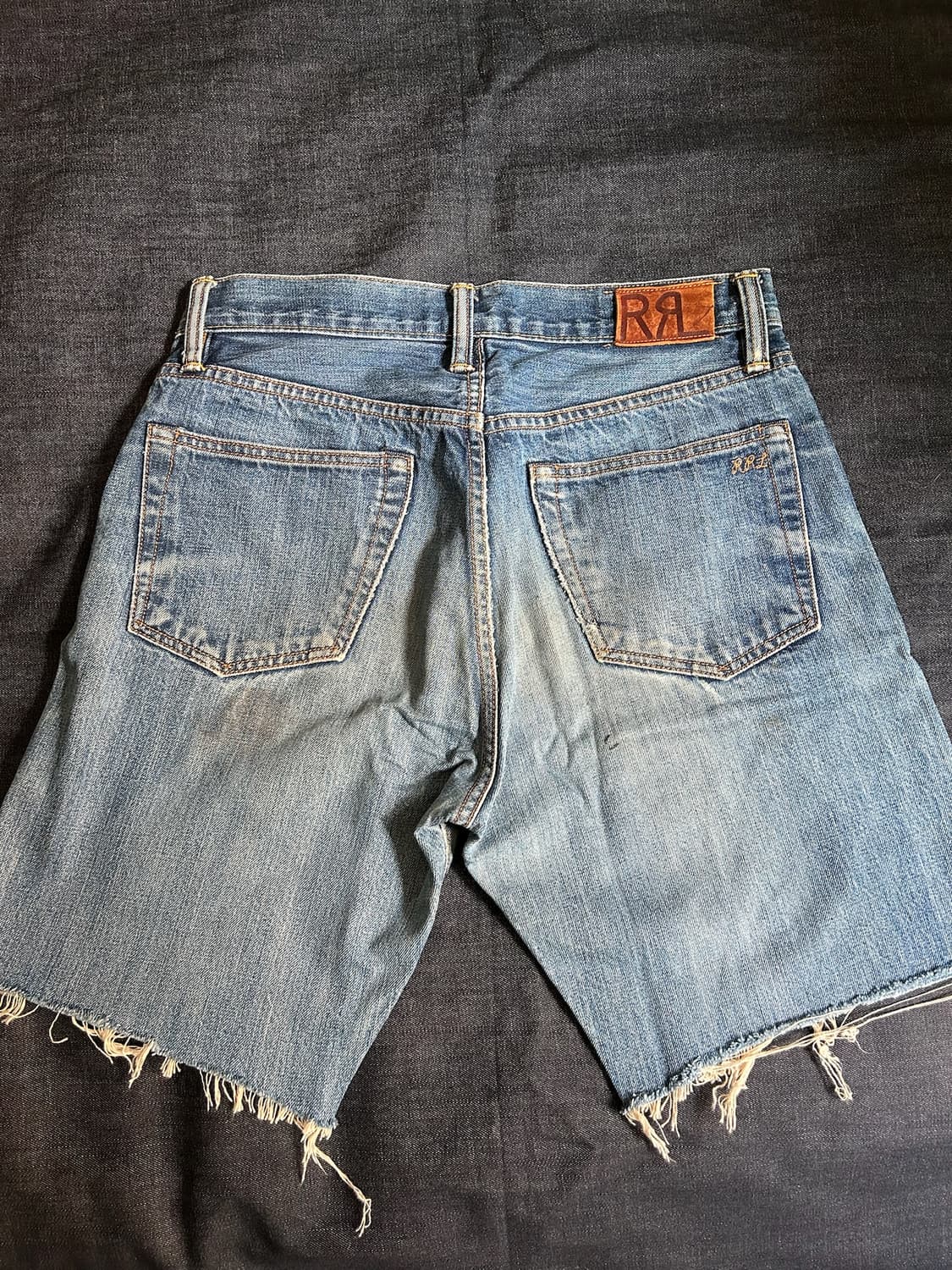 RRL cut off denim pants Made in USA 상품이미지2