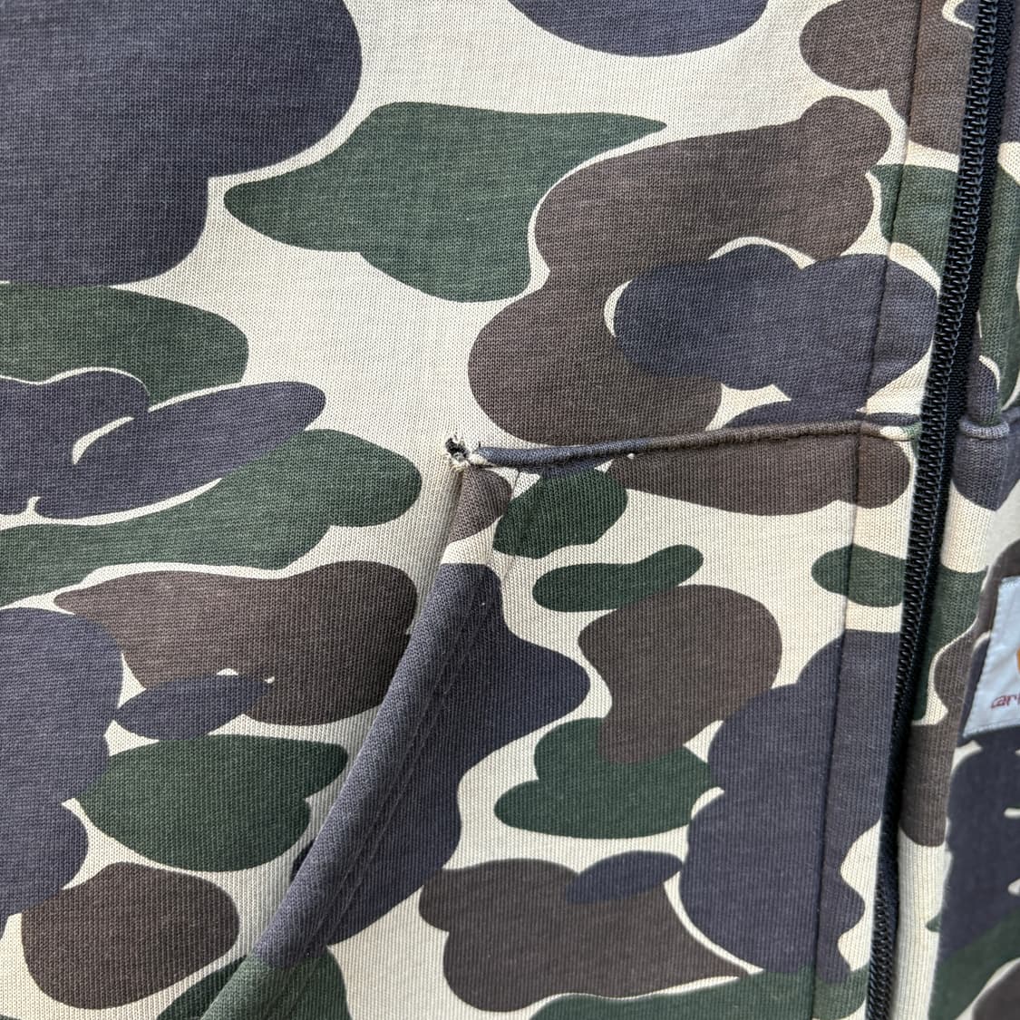 Carhartt 칼하트 카모 후드집업 상품이미지6