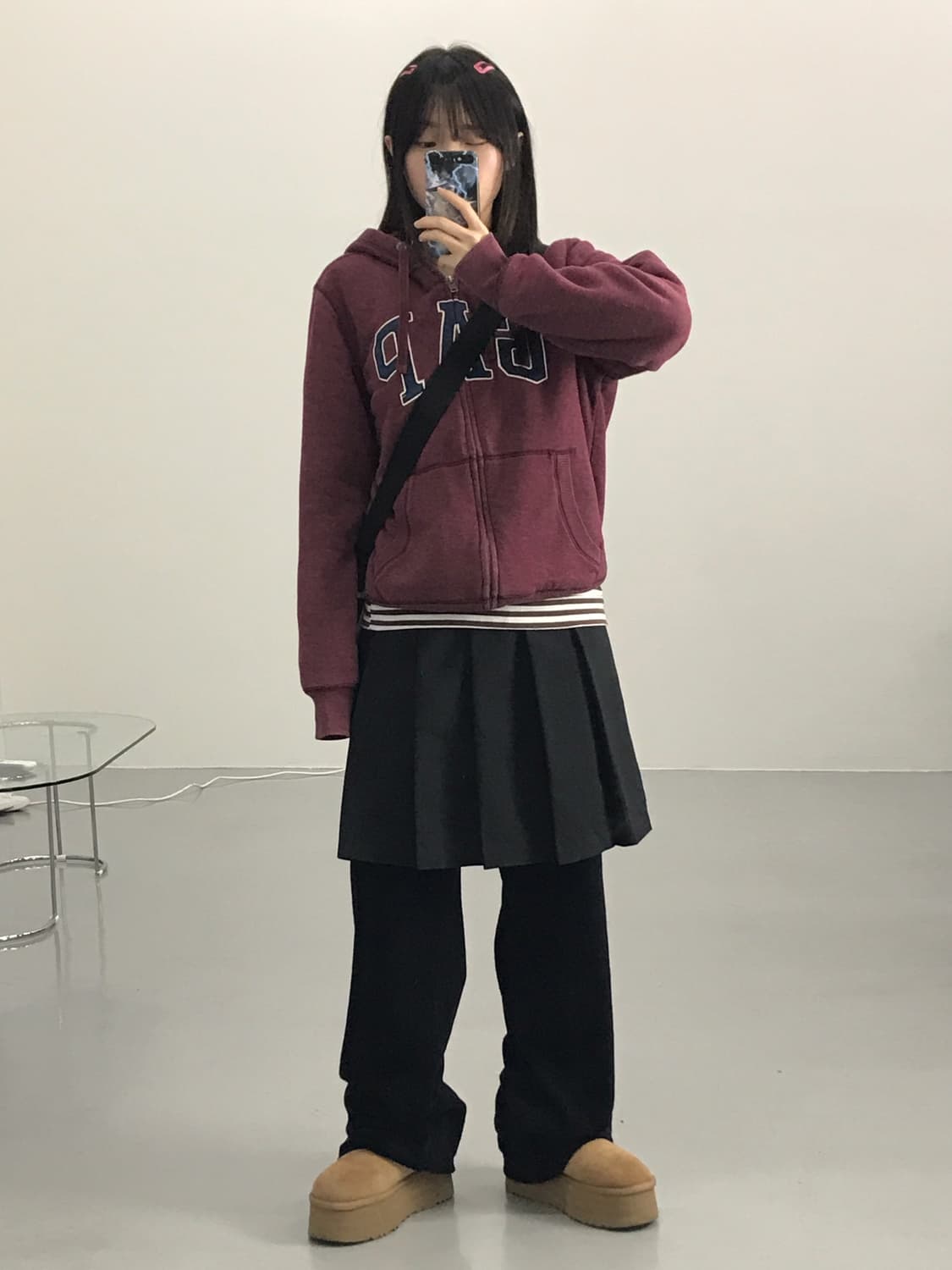 Jpn Black Midi Skirts 상품이미지4