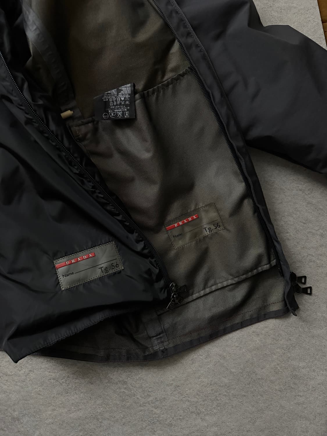 프라다 스포츠 레이어드 패딩 자켓 상품이미지9