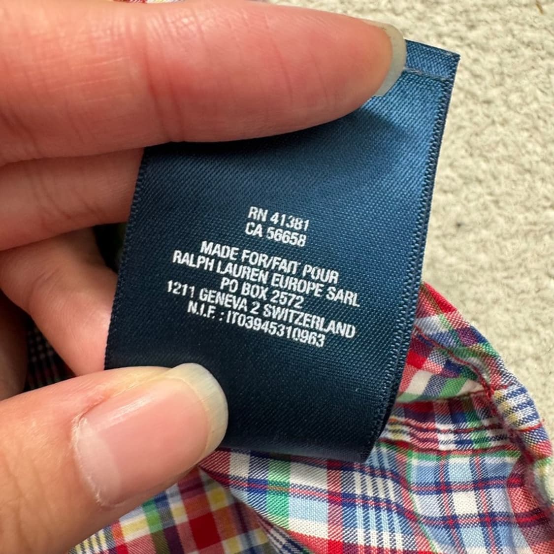 RALPH LAUREN 체크 반팔 셔츠 XL 상품이미지6