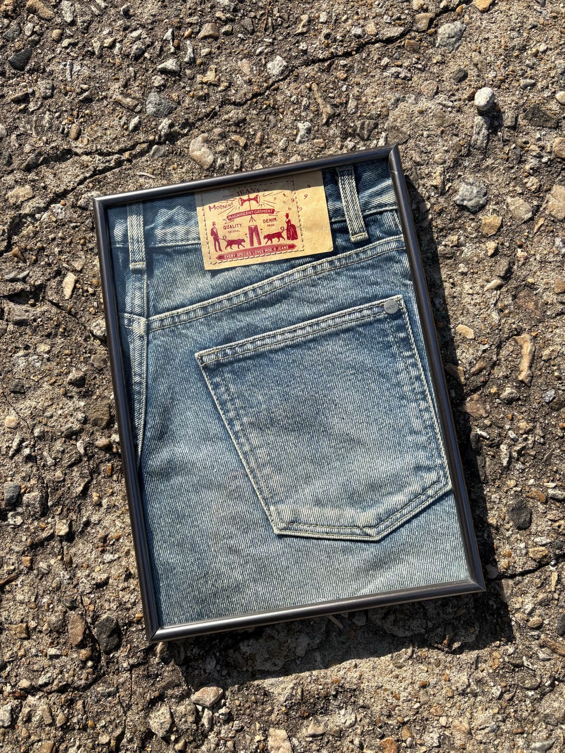 데님 액자 빈티지 인테리어 상품이미지1