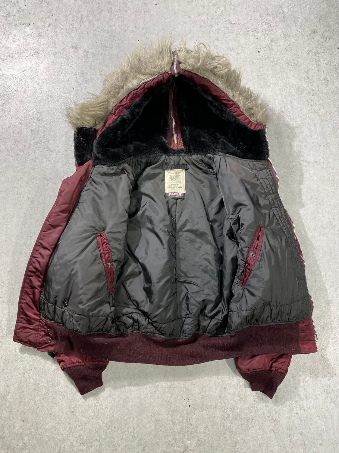 [M] 90s USA 알파인더스트리 N2B 플라이트 자켓 상품이미지6