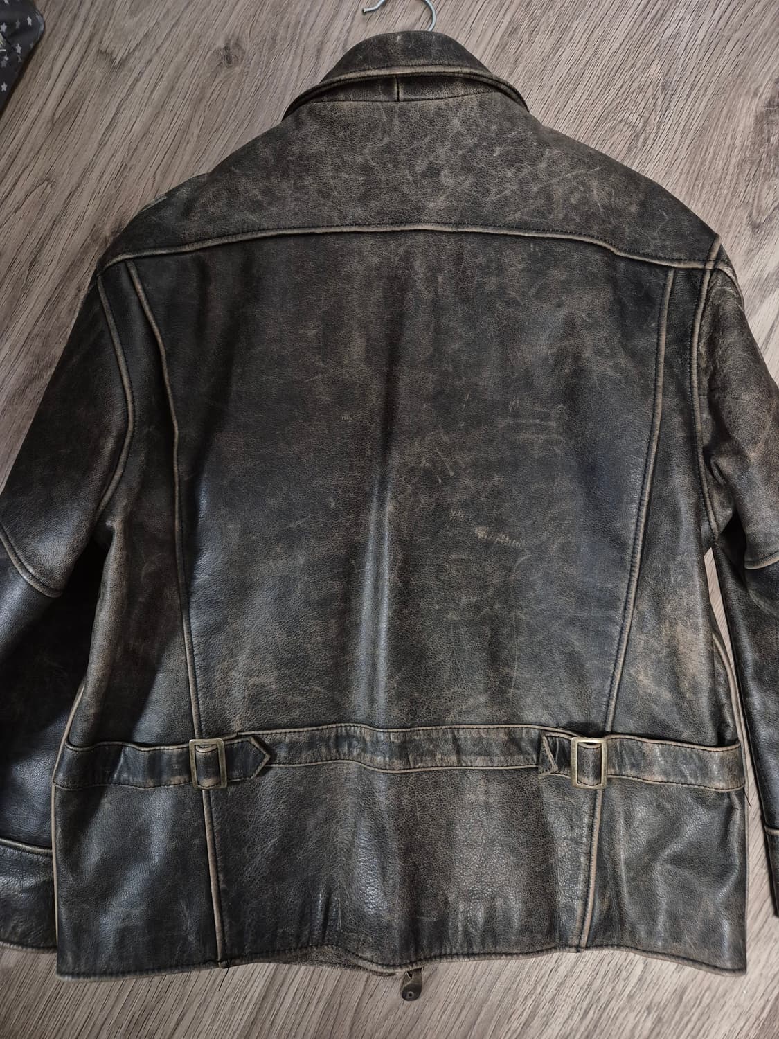 ESPRIT 뉴스보이 워싱 소가죽 자켓 상품이미지6