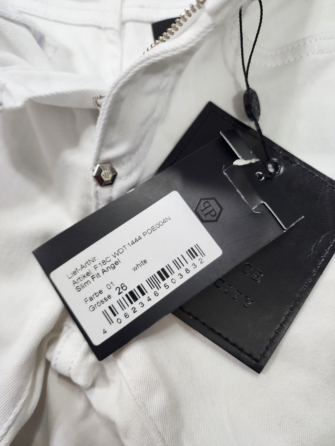 필립플레인 화이트 엔젤 슬림핏 스키니진 상품이미지10