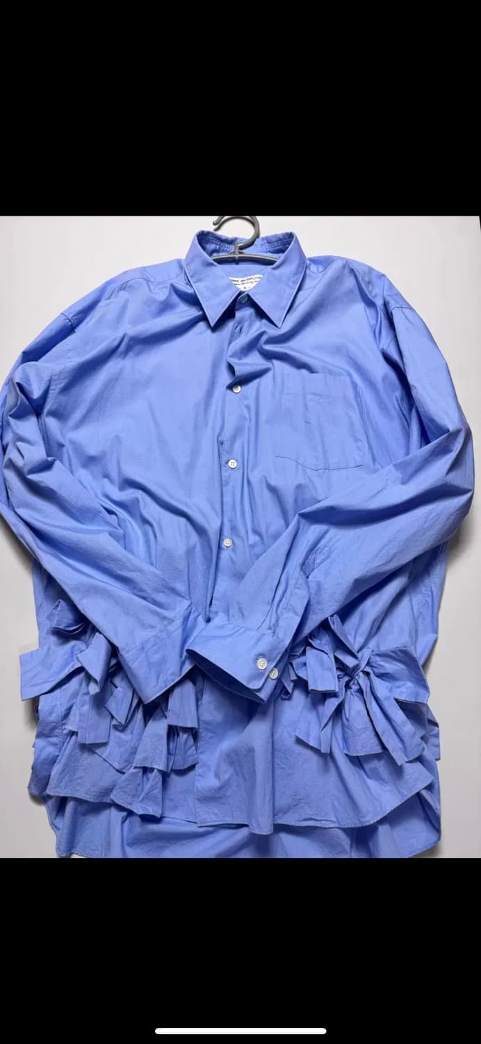 Comme des Garcons 꼼데가르송 오버핏리본 롱 블라우스 상품이미지1