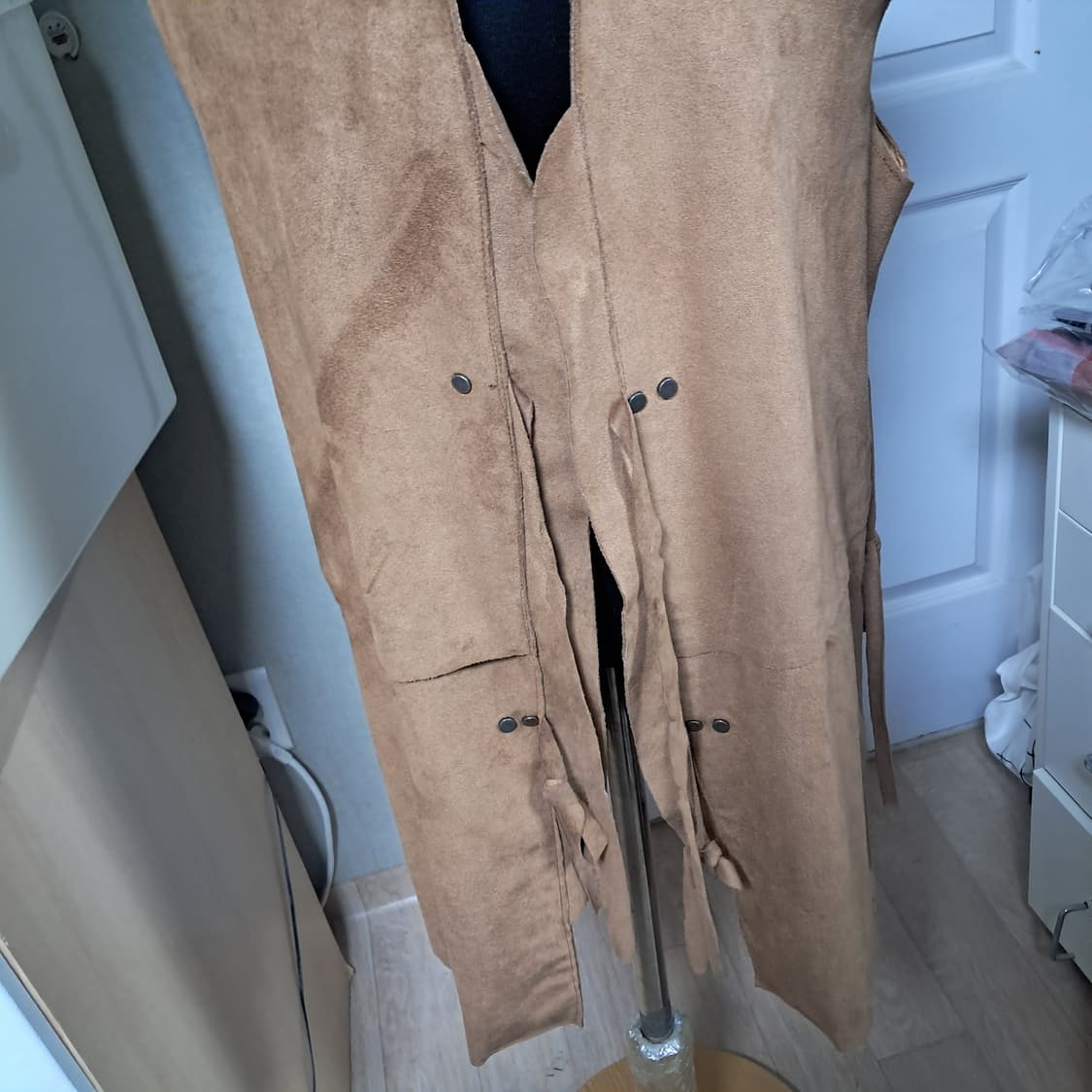 스텔라매카트니 페이크스웨이드 롱 베스트 55~66 상품이미지5