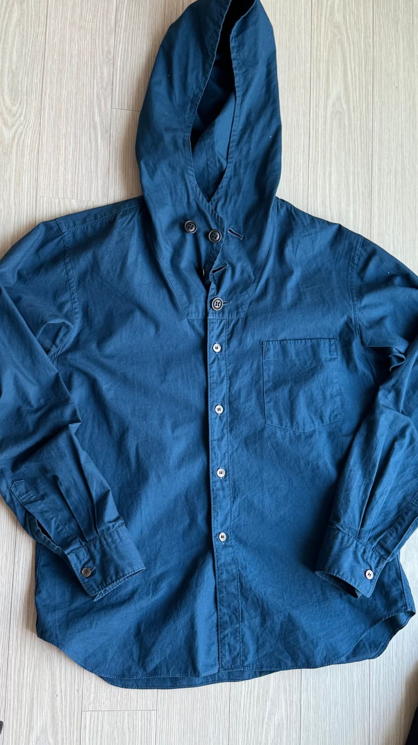 꼼데가르송 옴므 플러스 후드 셔츠 자켓 xs 상품이미지4