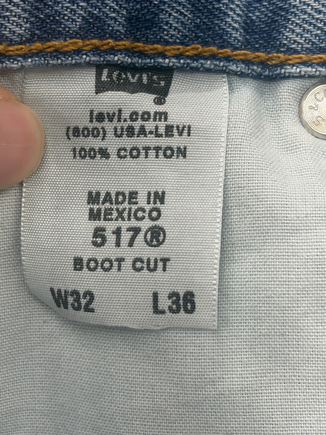 00s 리바이스 Levis 517 데님팬츠 상품이미지6