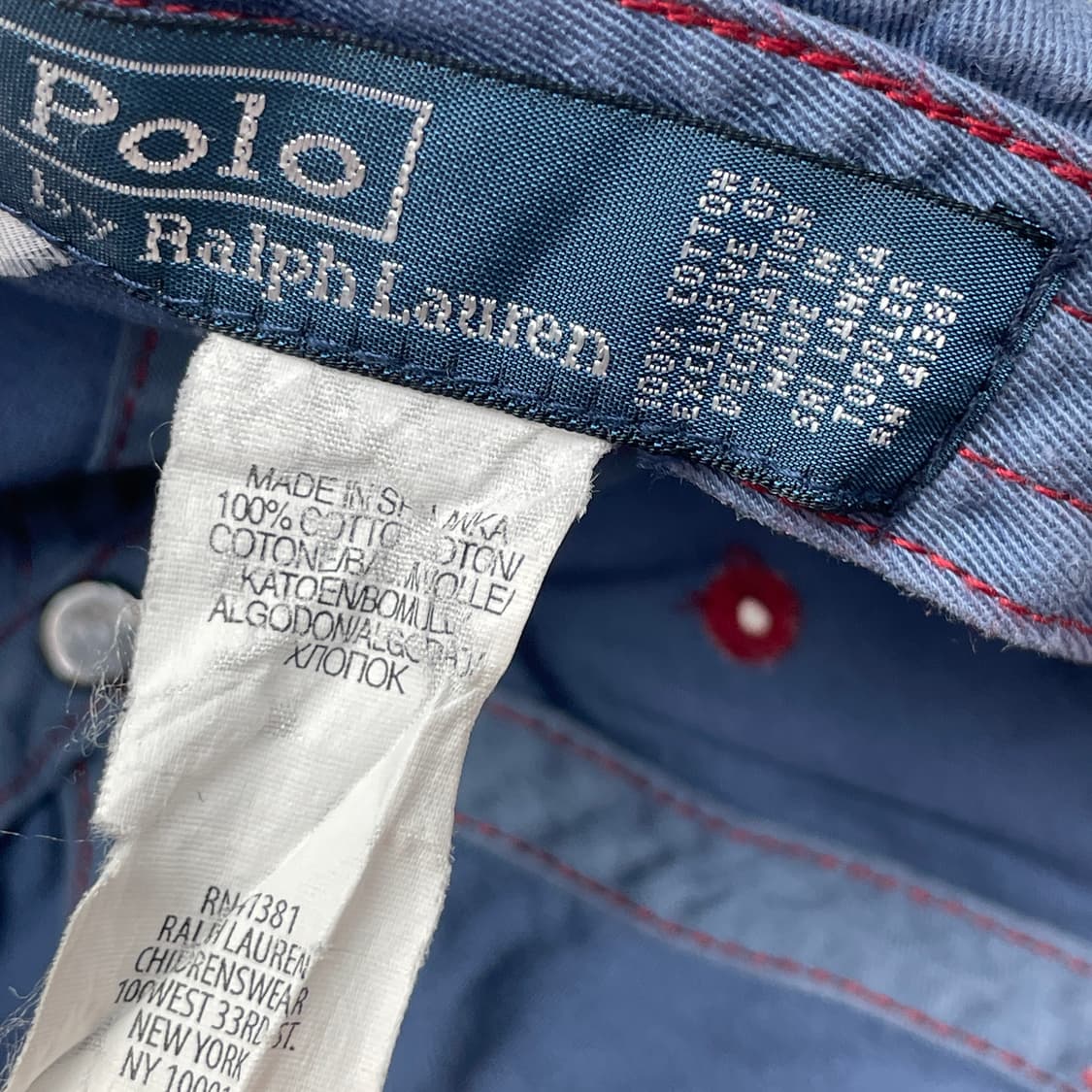 폴로 랄프로렌 키즈 스티치 야구 볼캡 모자 상품이미지4