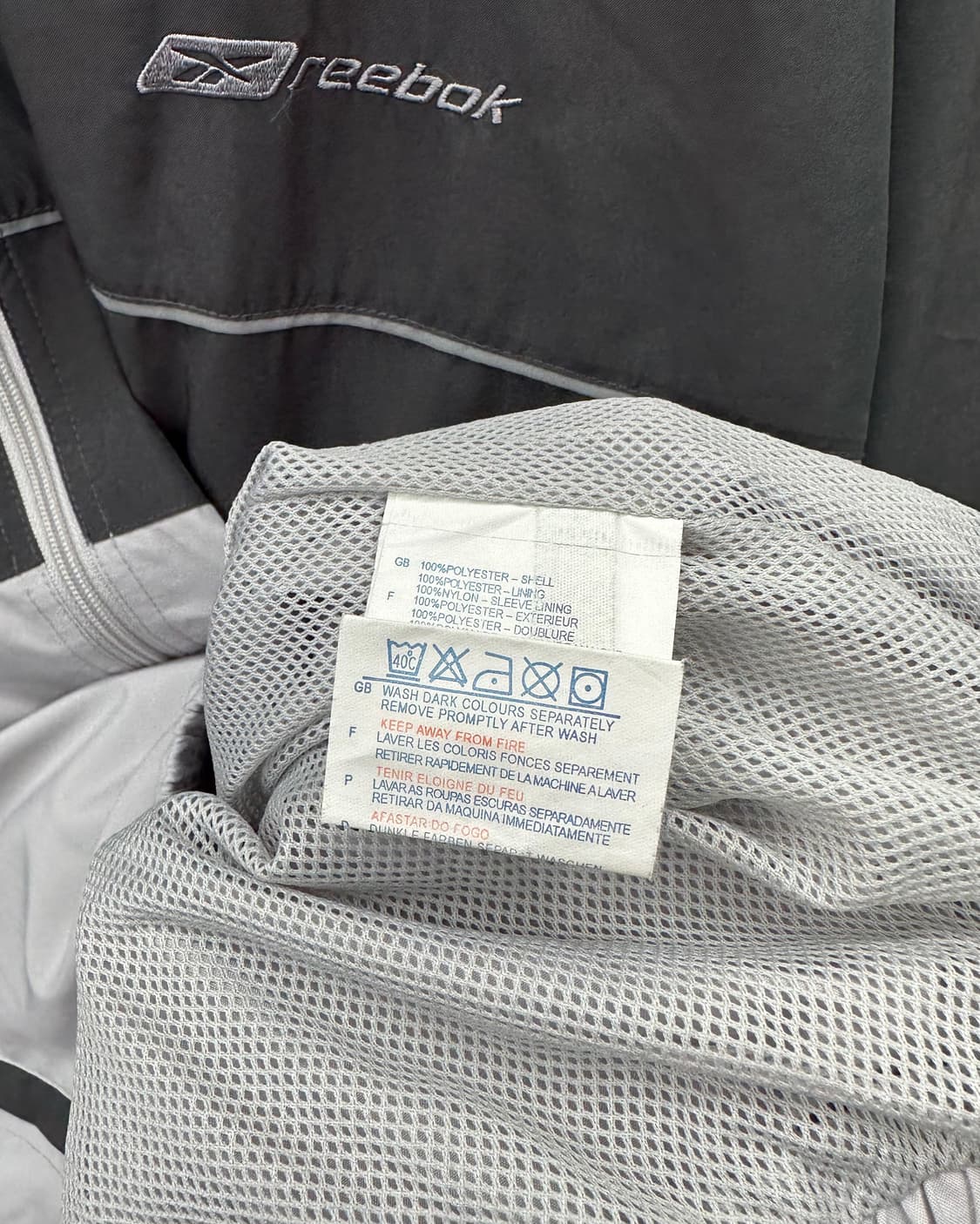 (L)90'S 리복 바람막이-M1983 상품이미지5