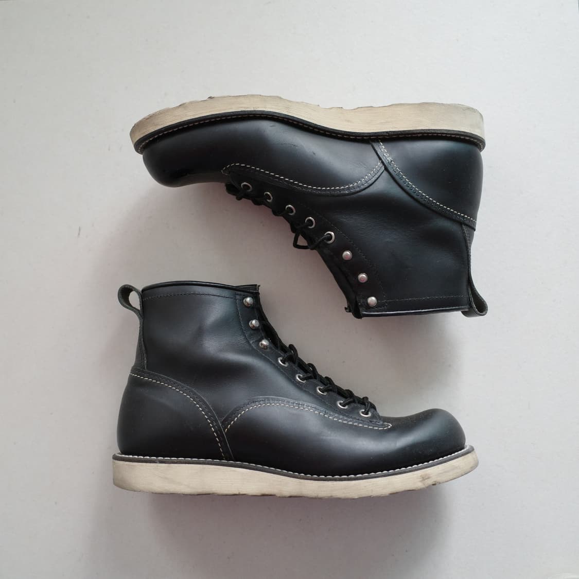 레드윙 2913 라인맨 블랙 크롬 부츠 265(8.5D) 상품이미지1