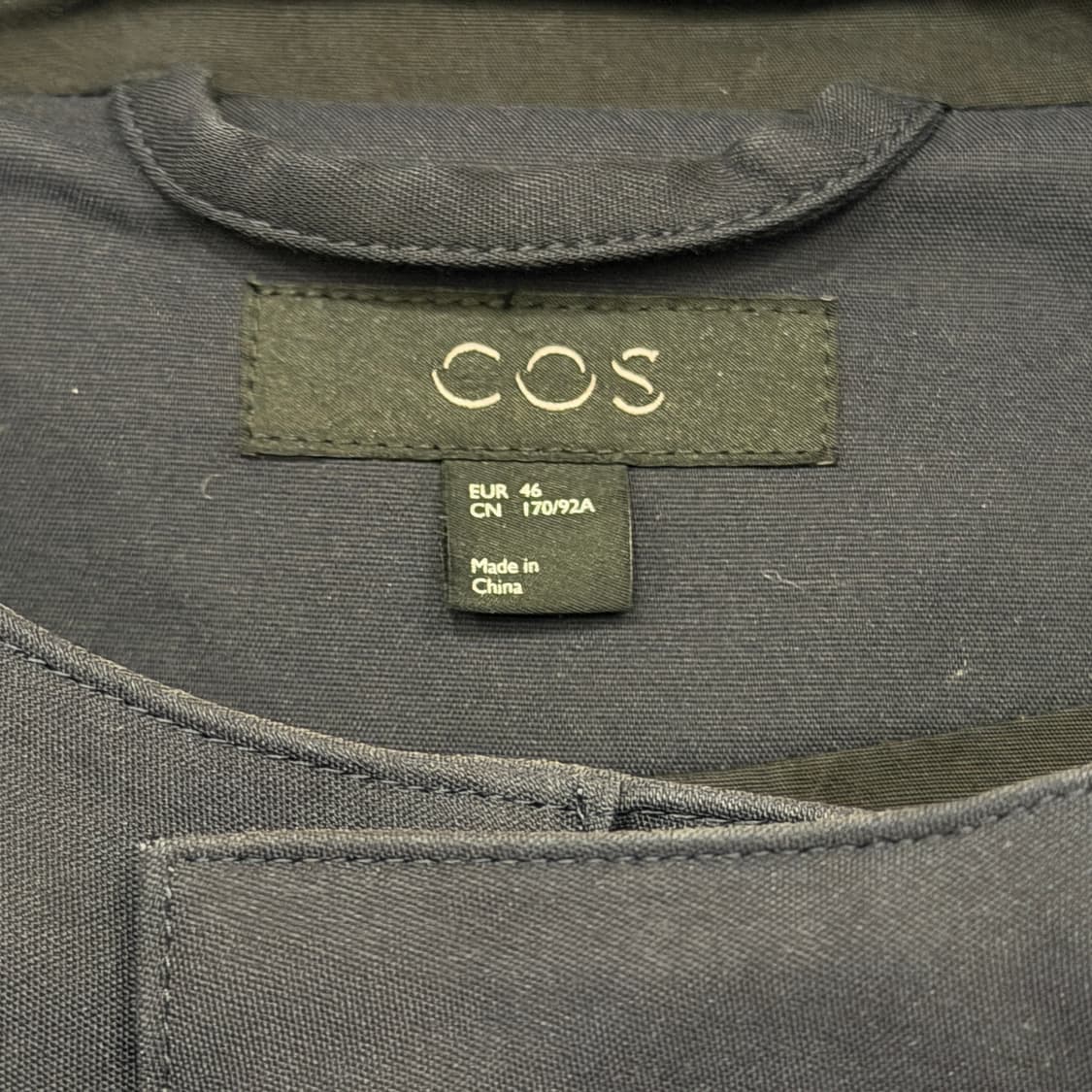 COS 코스 네이비 후드 코트 자켓 46 M 상품이미지5