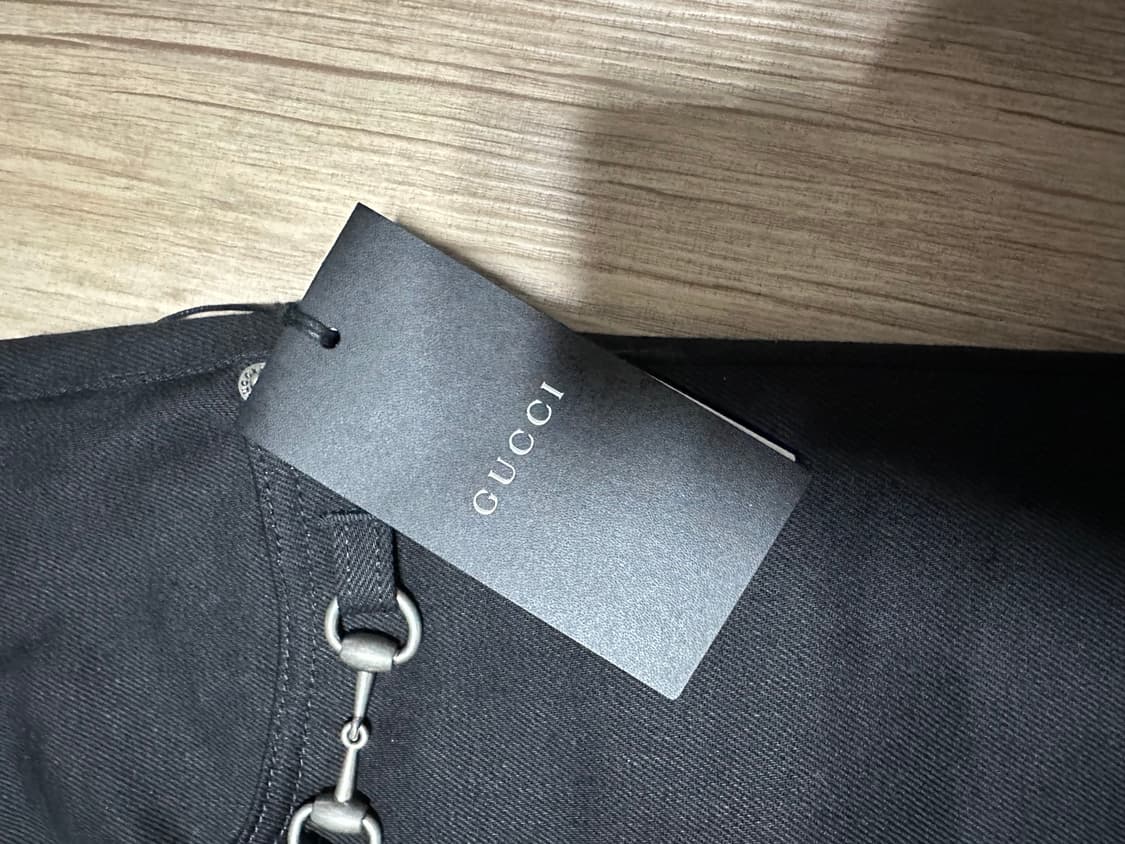 구찌 홀스빗 데님 팬츠 블랙 38 by 뎀나 상품이미지4