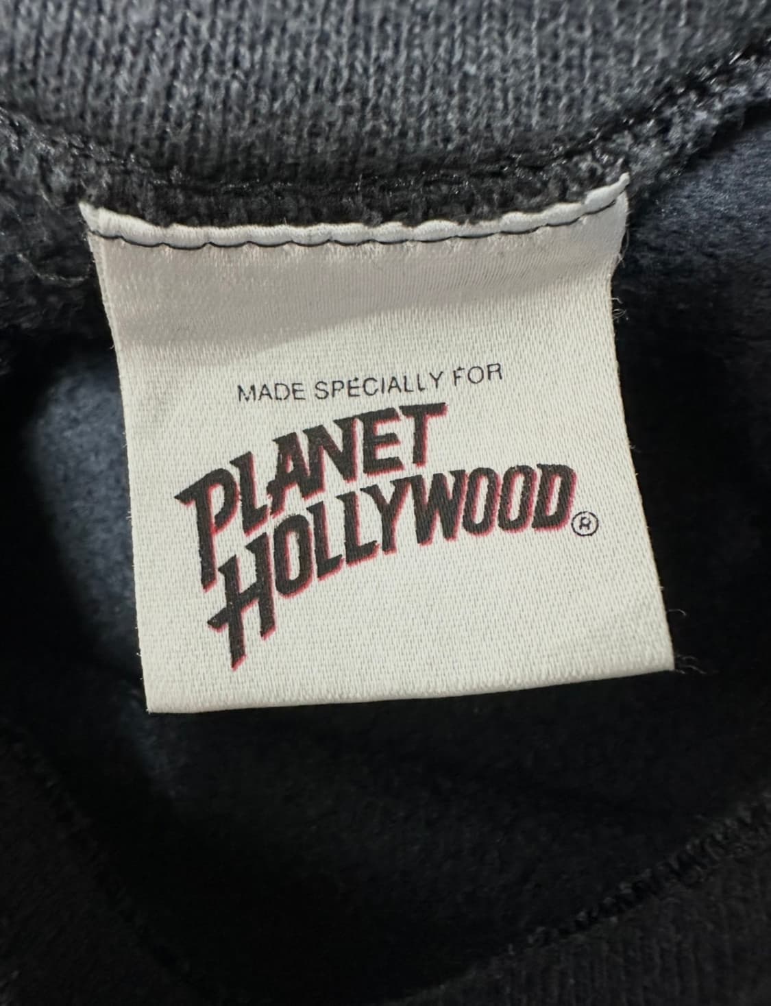 90’s 플래닛 할리우드 블랙 스웻셔츠 상품이미지5