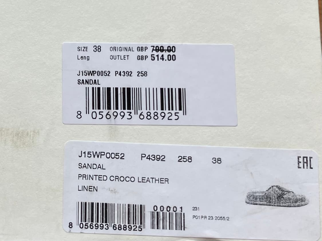JIL SANDER 질샌더 레더 샌들 상품이미지8