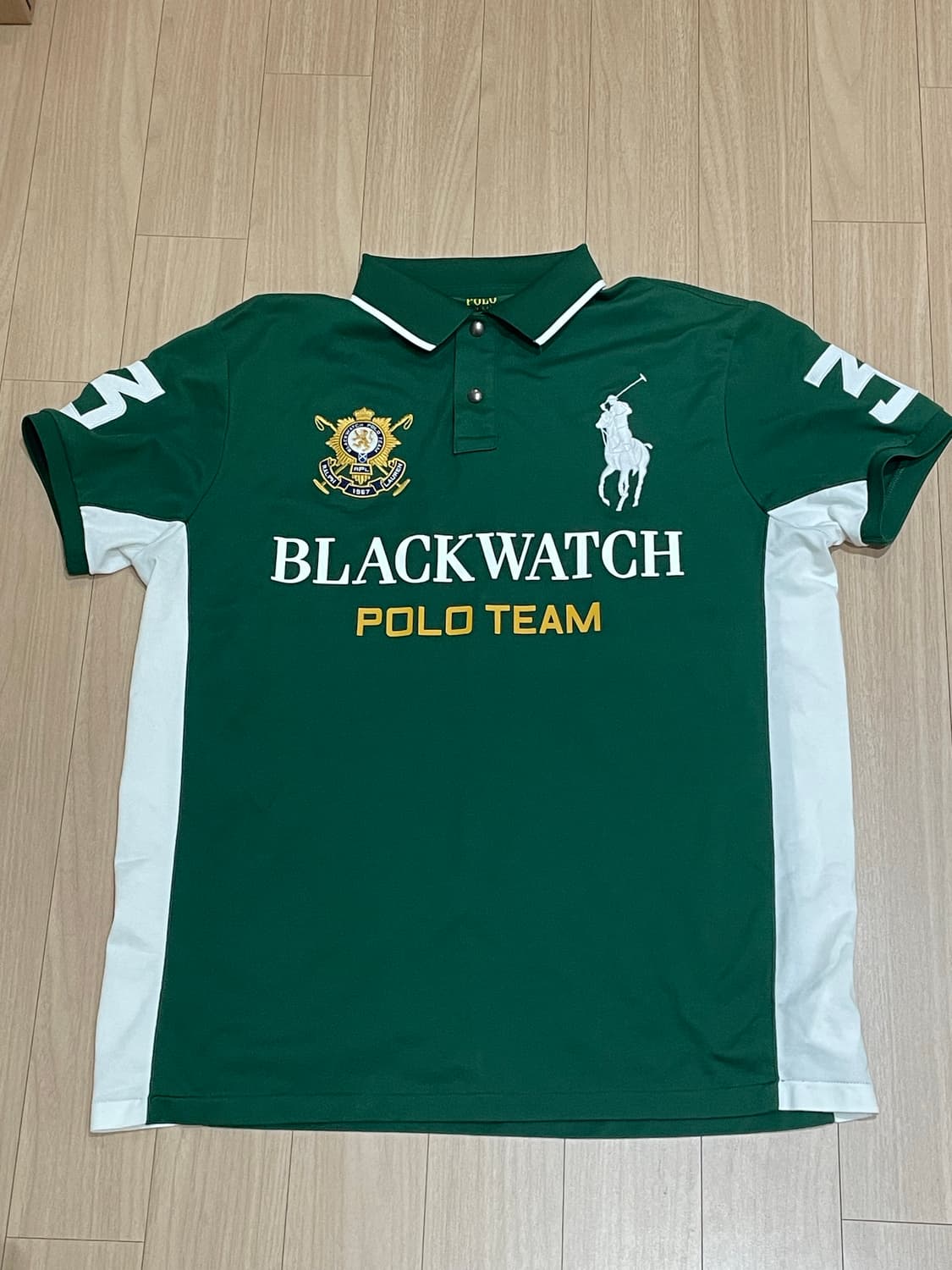 폴로 빅포니 블랙와치 카라티 상품이미지1