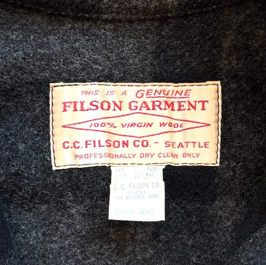 80‘s U.S.A 필슨 매키노 울 크루저 자켓 상품이미지7