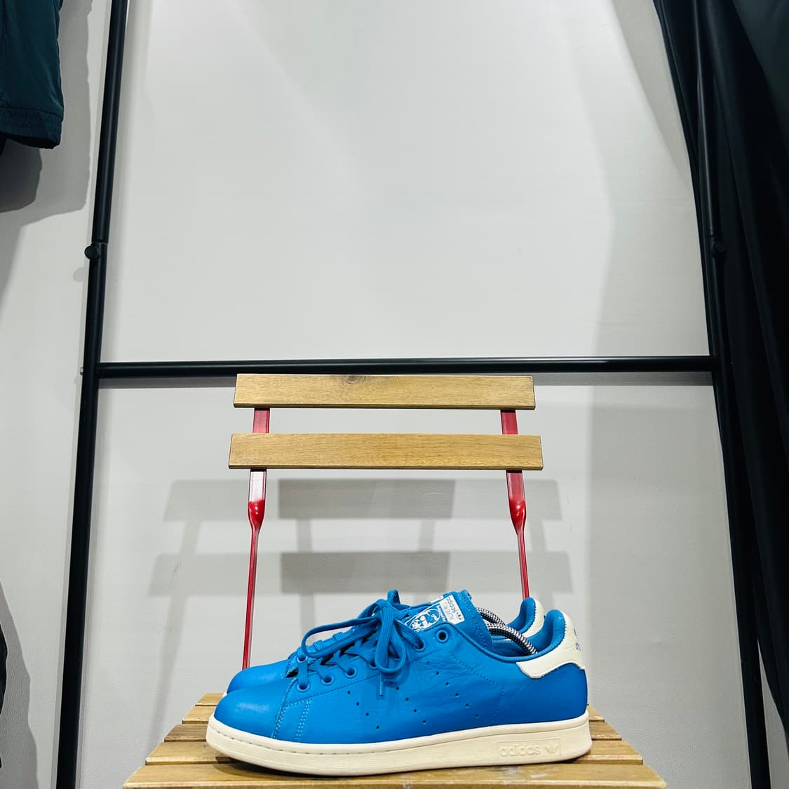 285) 아디다스 운동화 남성 남자 신블 스탠스미스 블루 상품이미지3