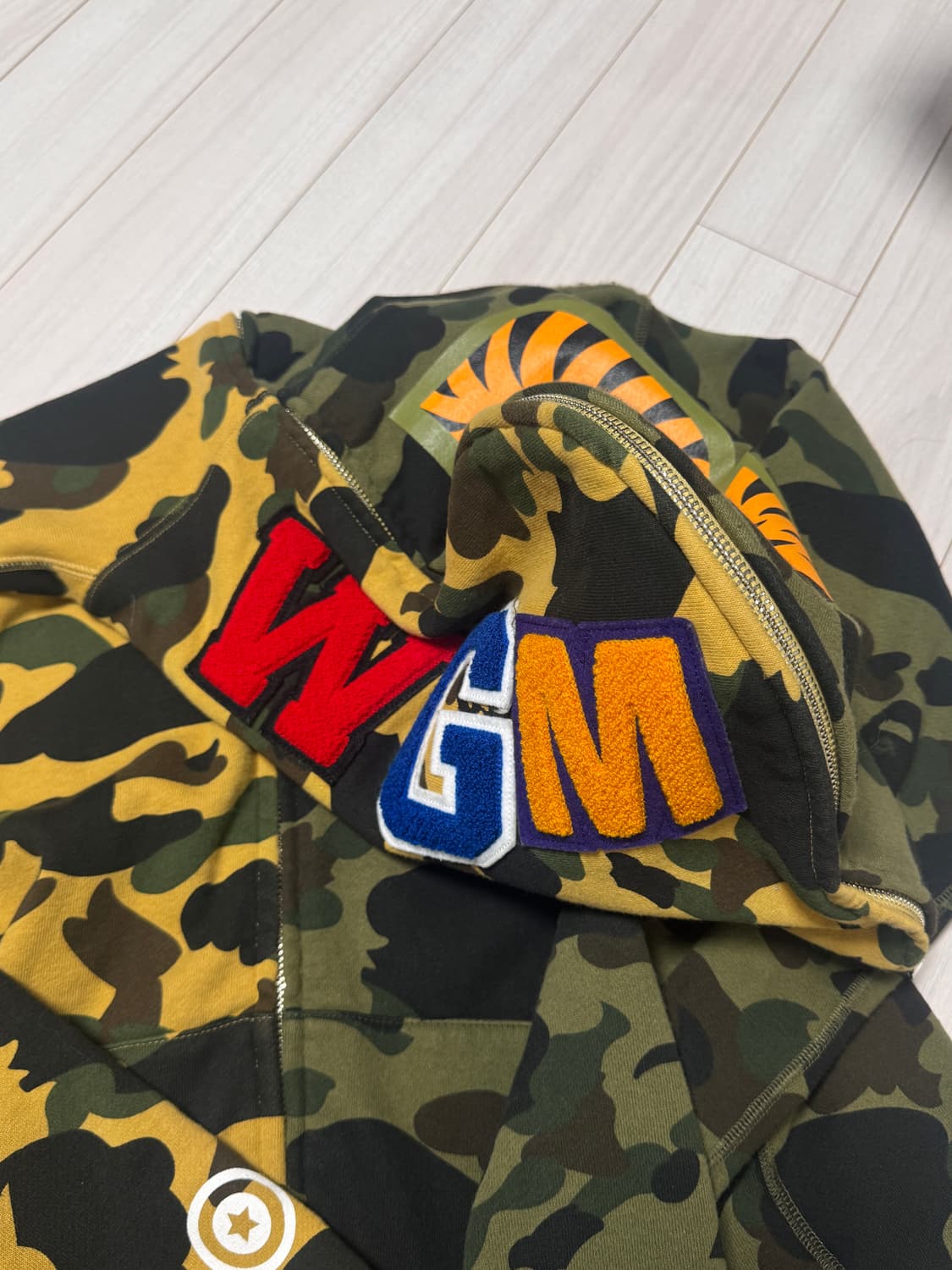 베이프 후드집업 정품 M 상품이미지5