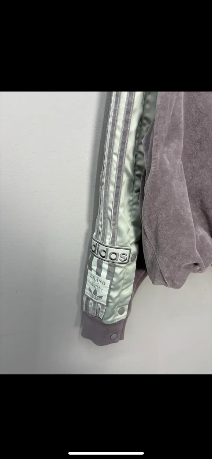 아디다스 아디브레이크 벨루어 퍼플그레이 후디 H1479 상품이미지4