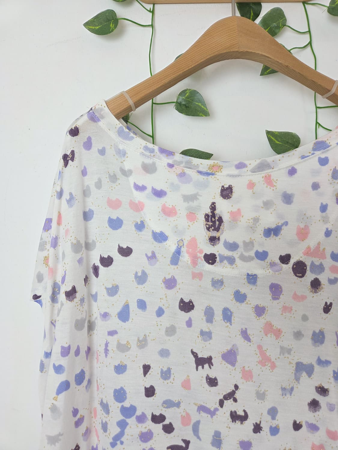 tsumori chisato 고양이 가득 탑 상품이미지6