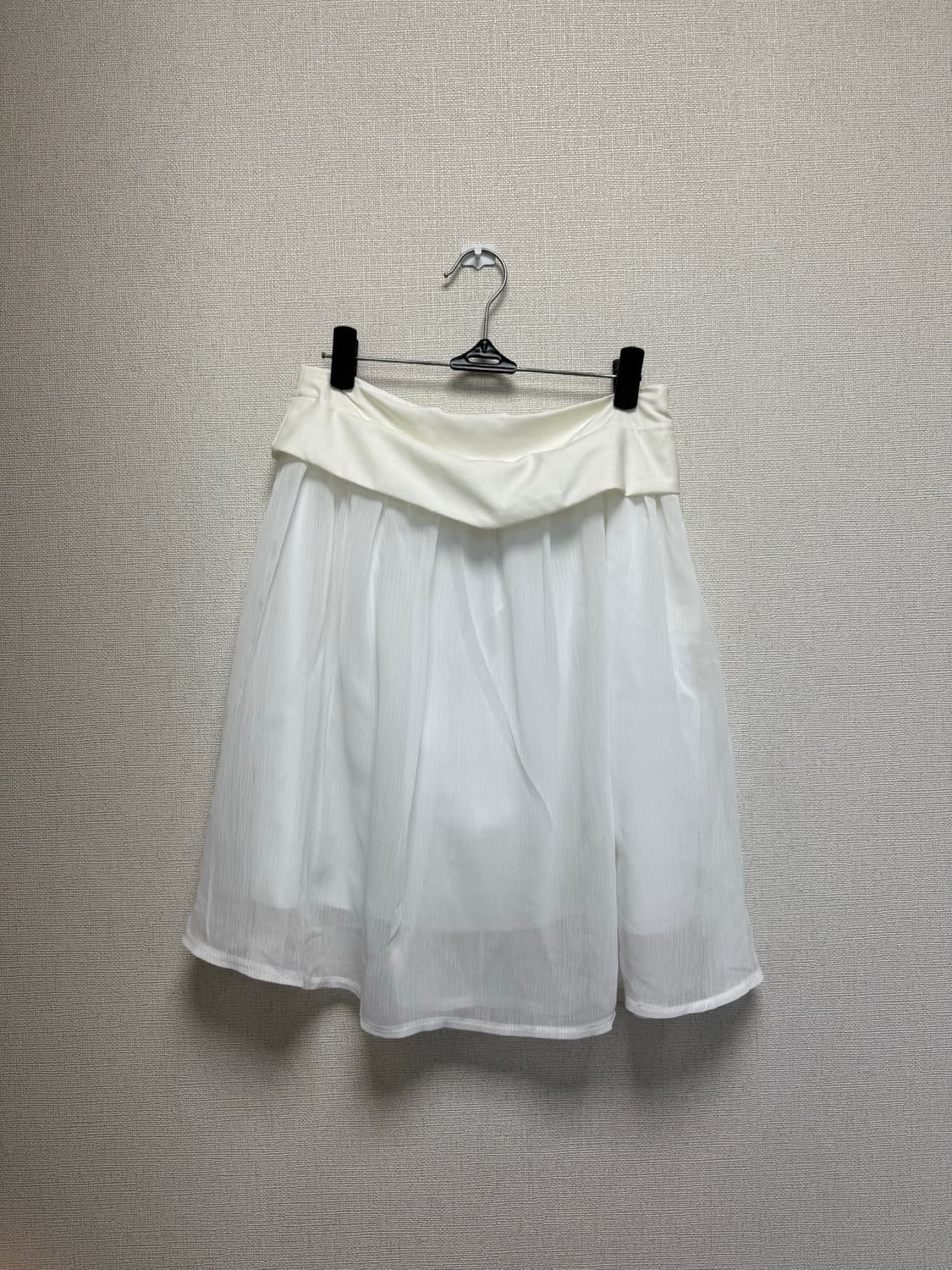 새상품 / 플랫 미디 스커트  상품이미지3