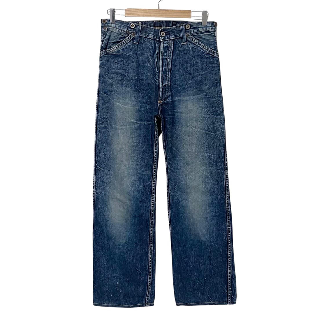 웨어하우스 덕디거 LOT. DD-02 네바다 신치백 데님 팬츠 상품이미지1