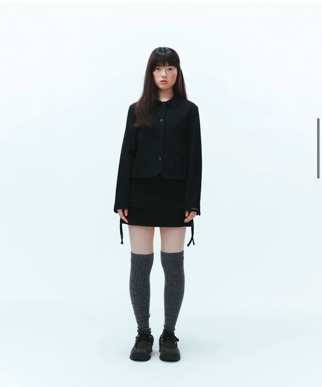 Coyseio 리본자켓 블랙 상품이미지3