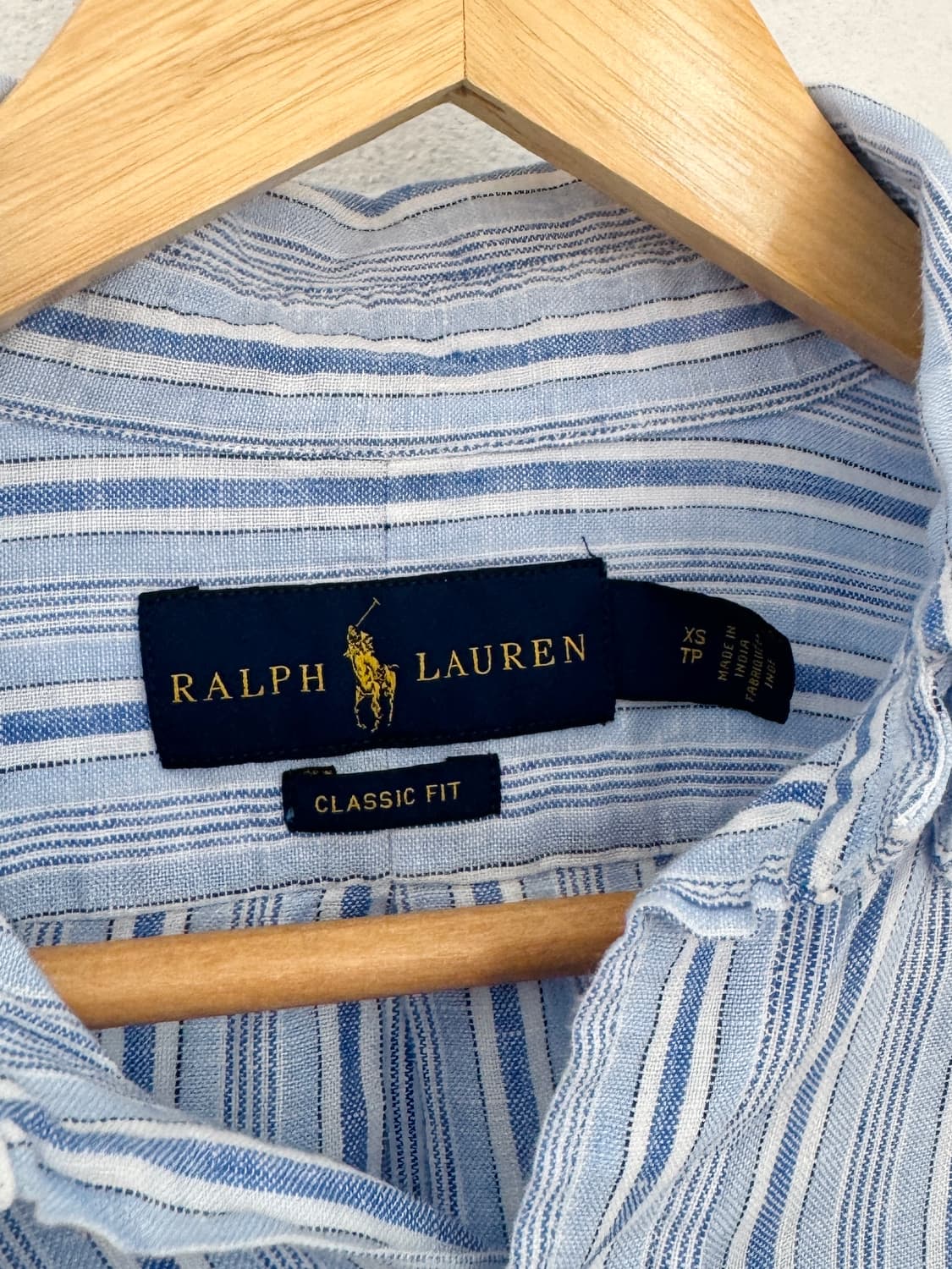 폴로 스트라이프 린넨 셔츠 상품이미지5