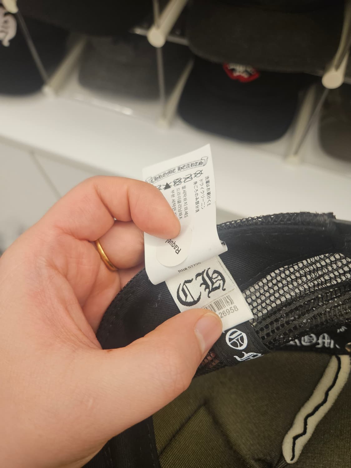 크롬하츠 정품 신형 ch 라스베가스 한정판 모자 캡 상품이미지3