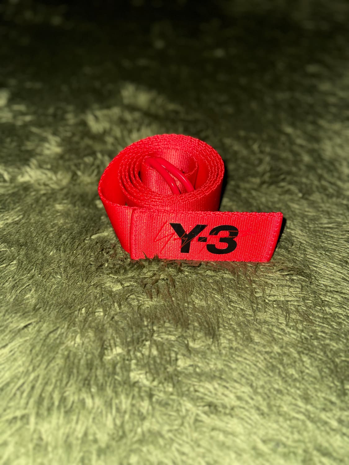 [M] Y-3 와이쓰리 요지야마모토 로고 벨트 125cm 상품이미지8
