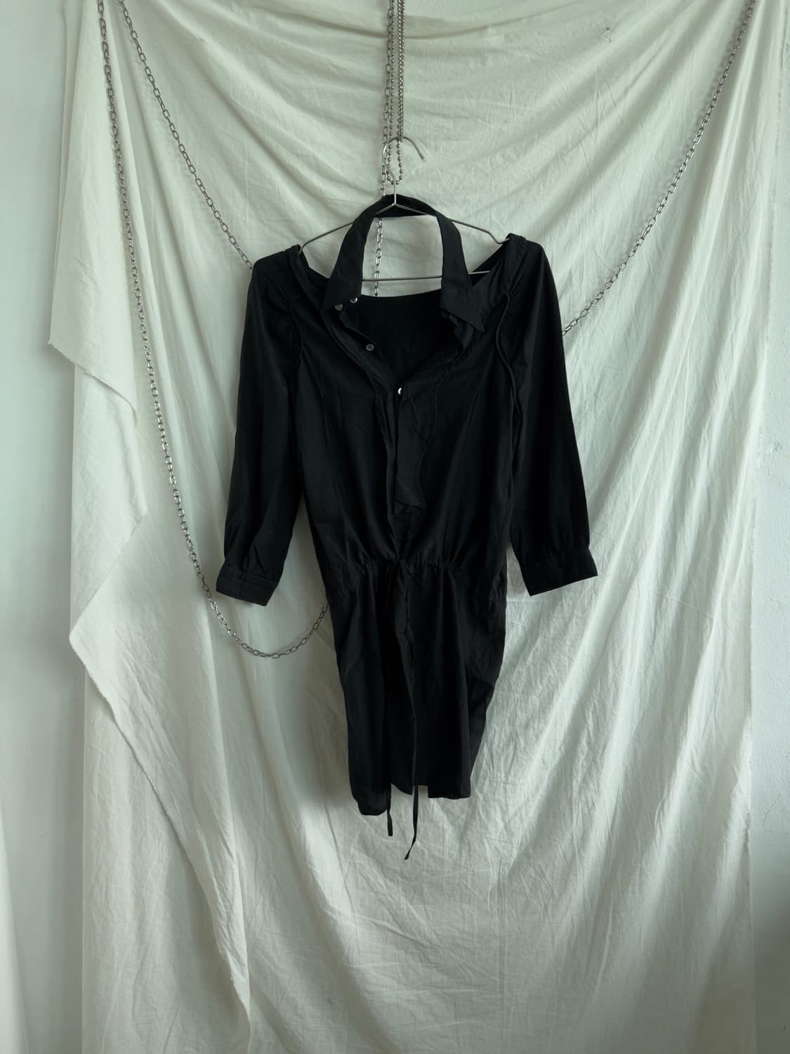 언더커버 레이어 칼라 미니 원피스 상품이미지3