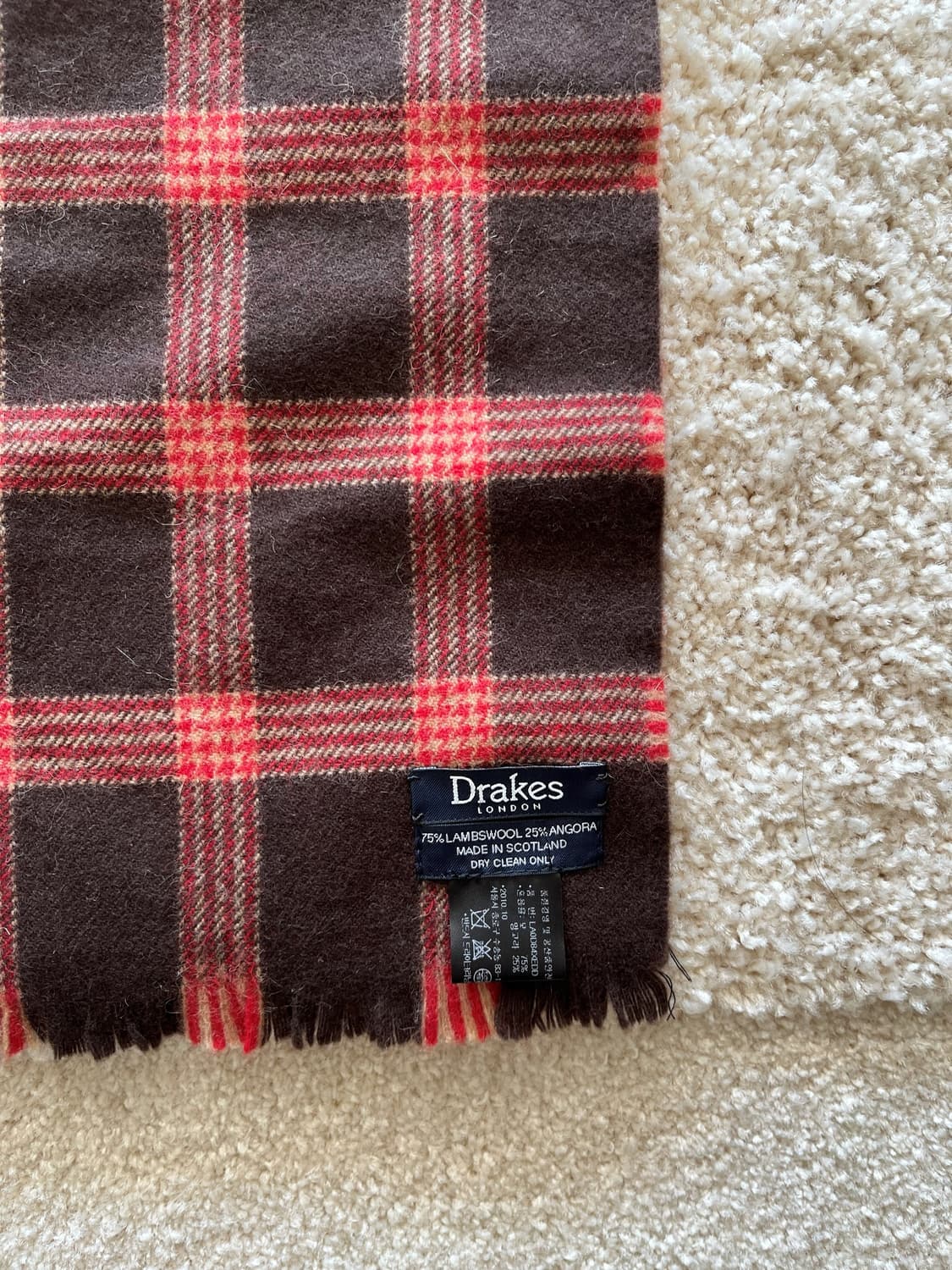 드레익스 런던 램스울 아고다 머플러 상품이미지5