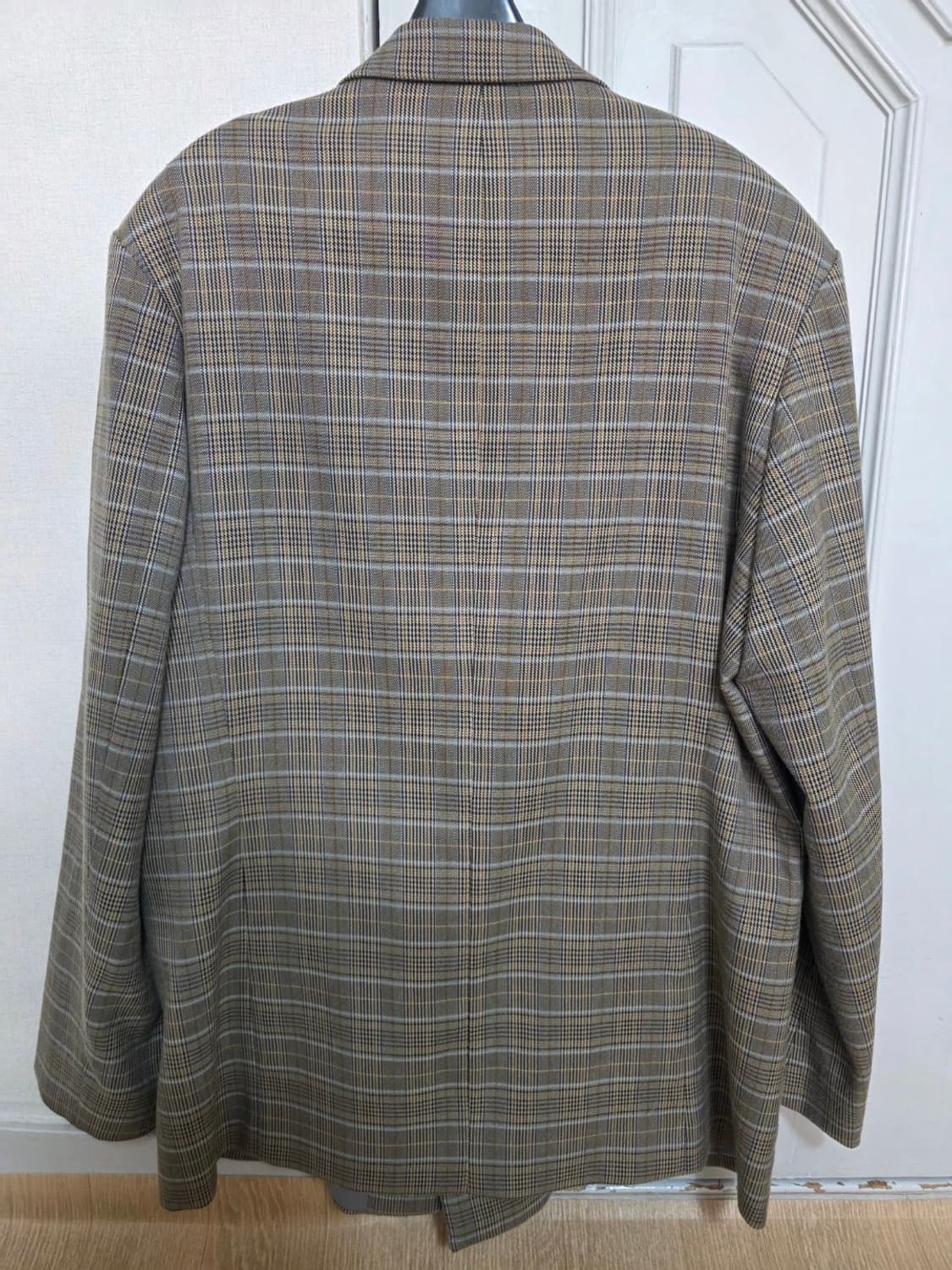 앤더슨벨 유니섹스 더블 브레스트 체크 자켓 블레이저 M 상품이미지6