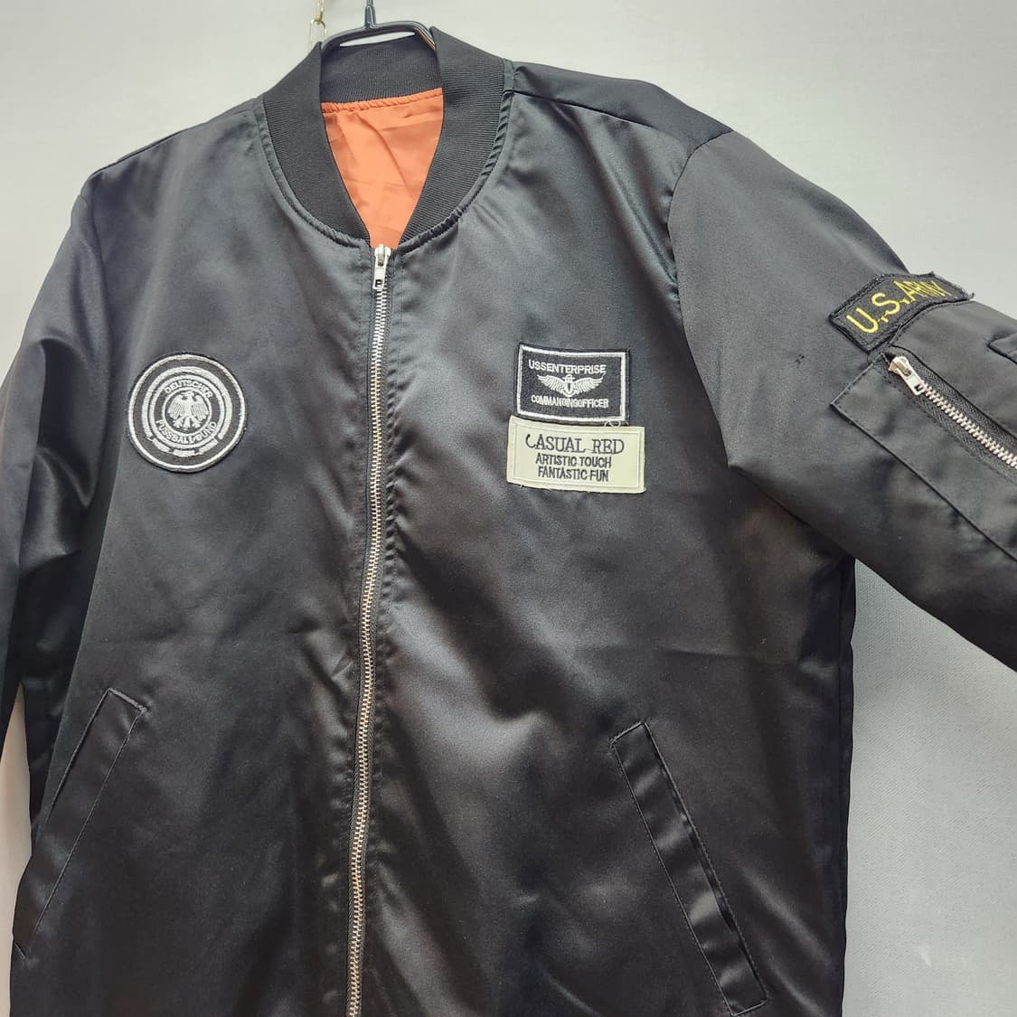 USA 패치 항공점퍼 XL 상품이미지2