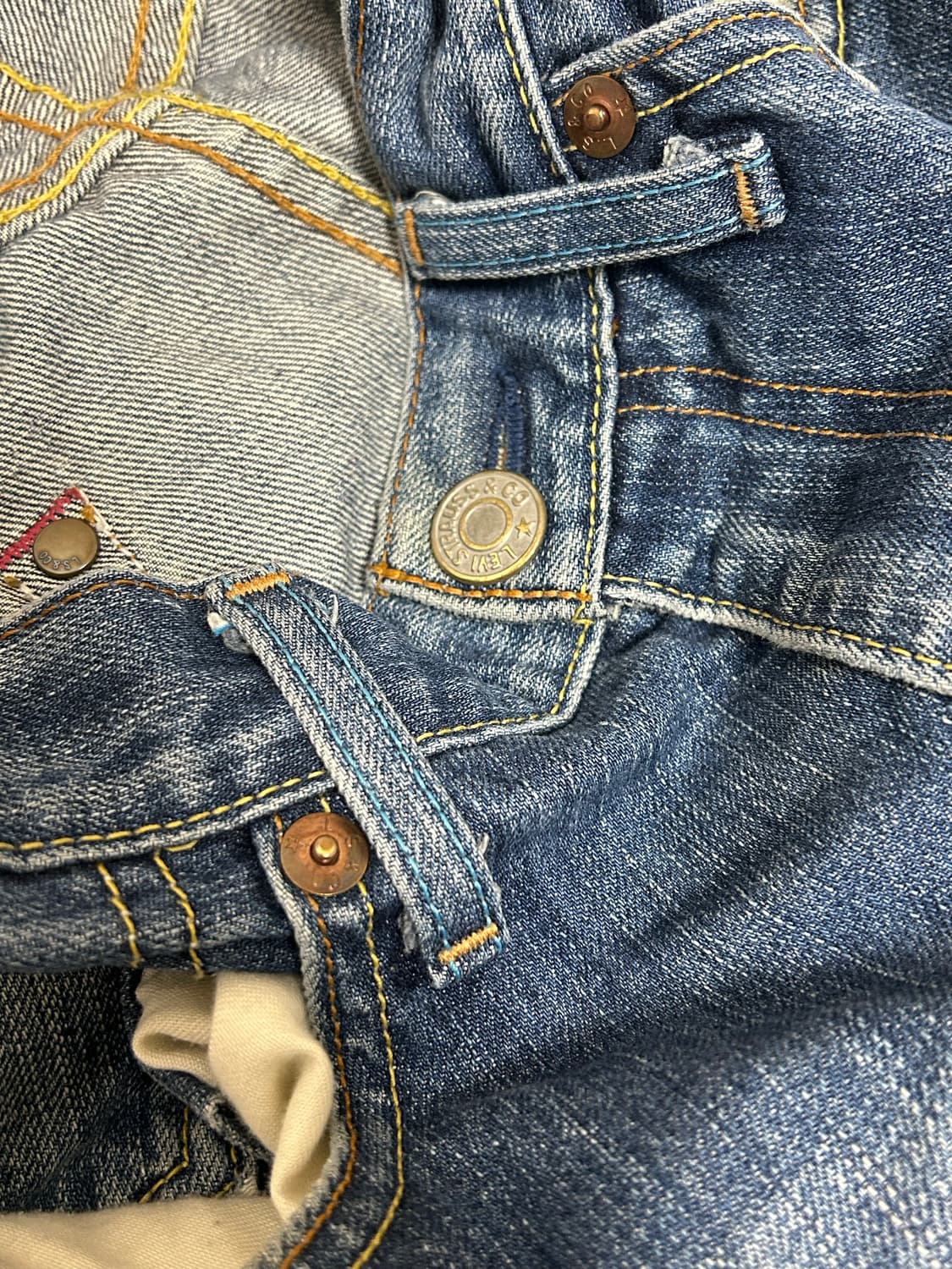 00s 리바이스 재팬 백리벳 709 데님팬츠 W32 L32 상품이미지6