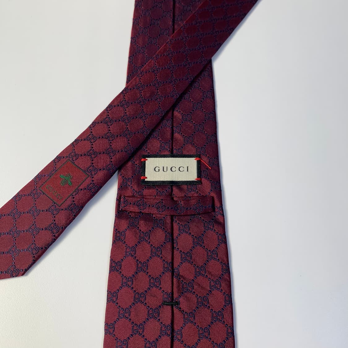 구찌(GUCCI) 신형 GG로고 모노그램 명품넥타이 100실크 8cm 상품이미지5