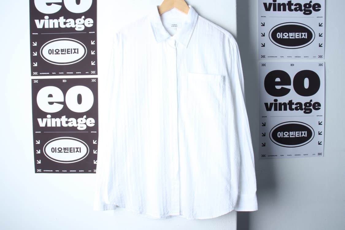W(L-XL) 무신사 스탠다드 셔츠 남방 스트라이프 패턴-H33043 상품이미지2