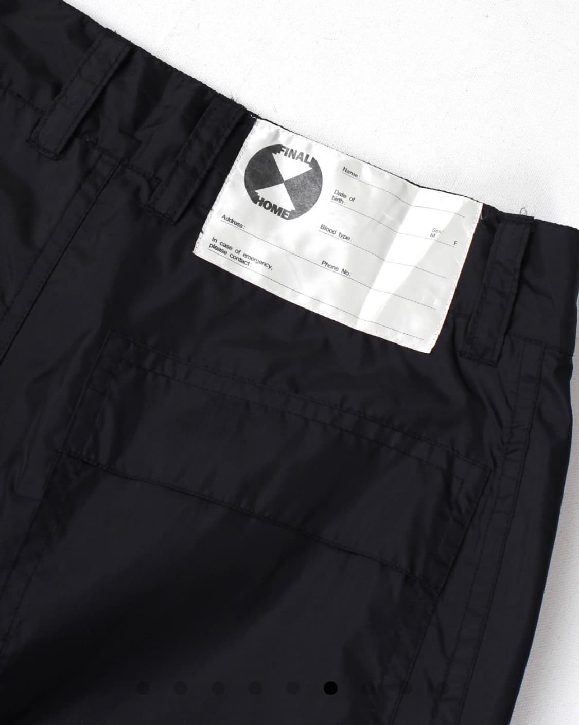 FINAL HOME Nylon Survival Pants 2사이즈 상품이미지6