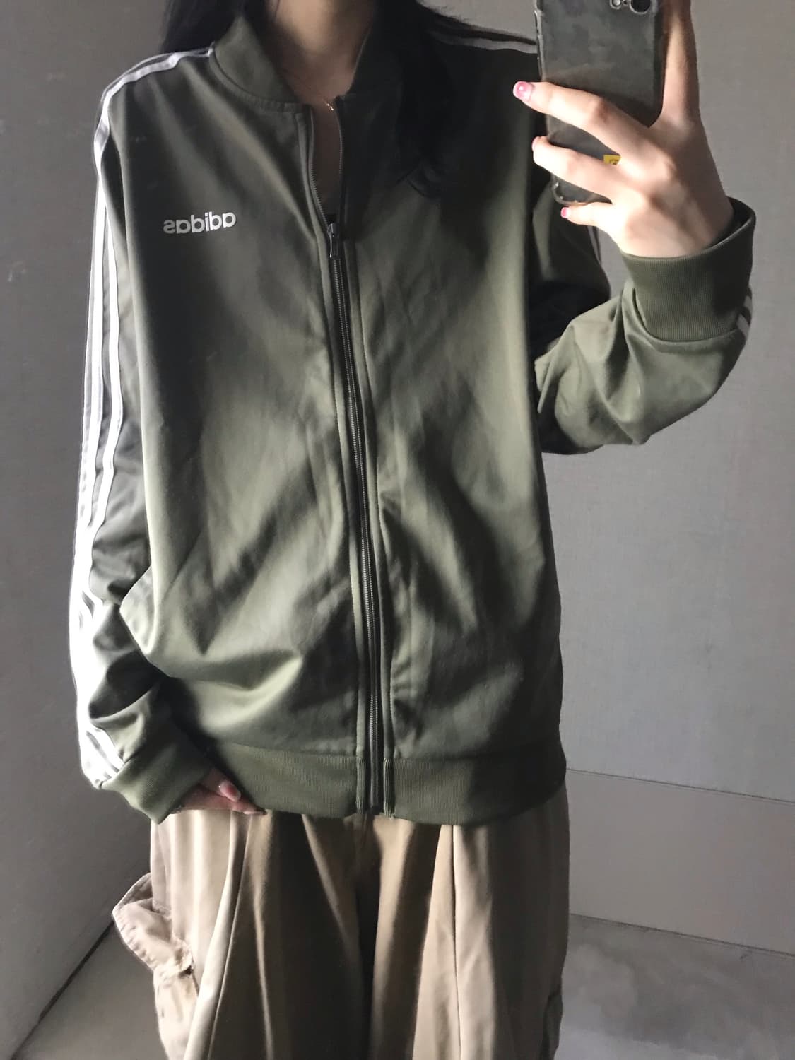 아디다스 카키 져지 상품이미지2