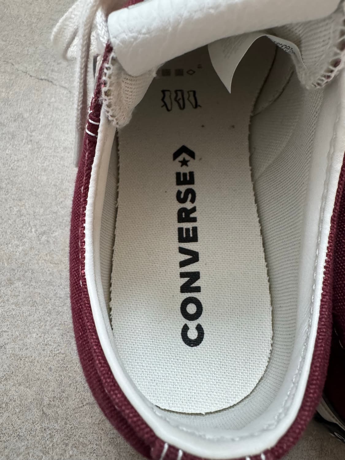 컨버스 버건디 235 상품이미지4