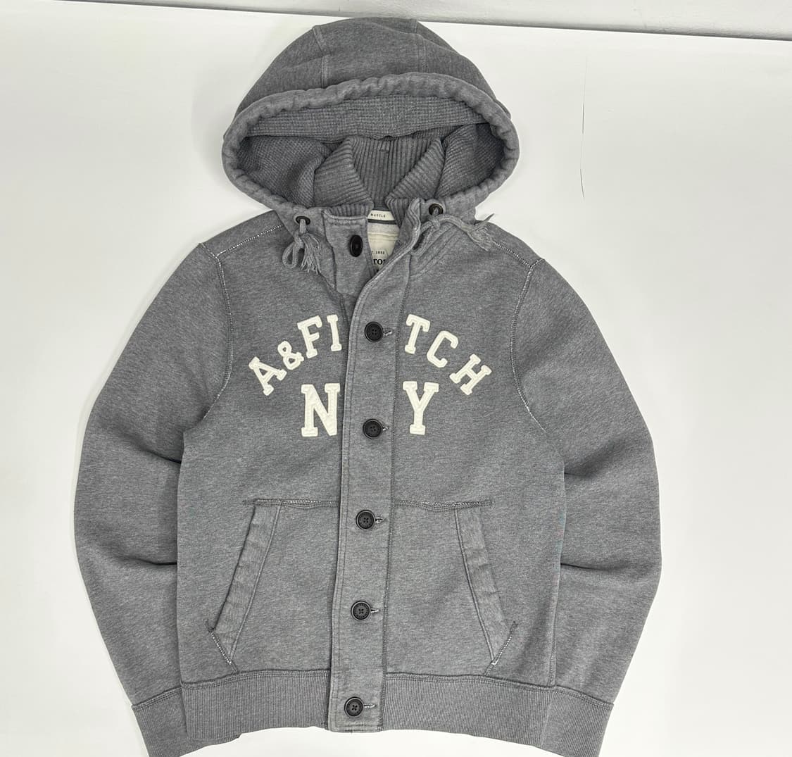 아베크롬비 스펠로고 스냅버튼 후드자켓 상품이미지2