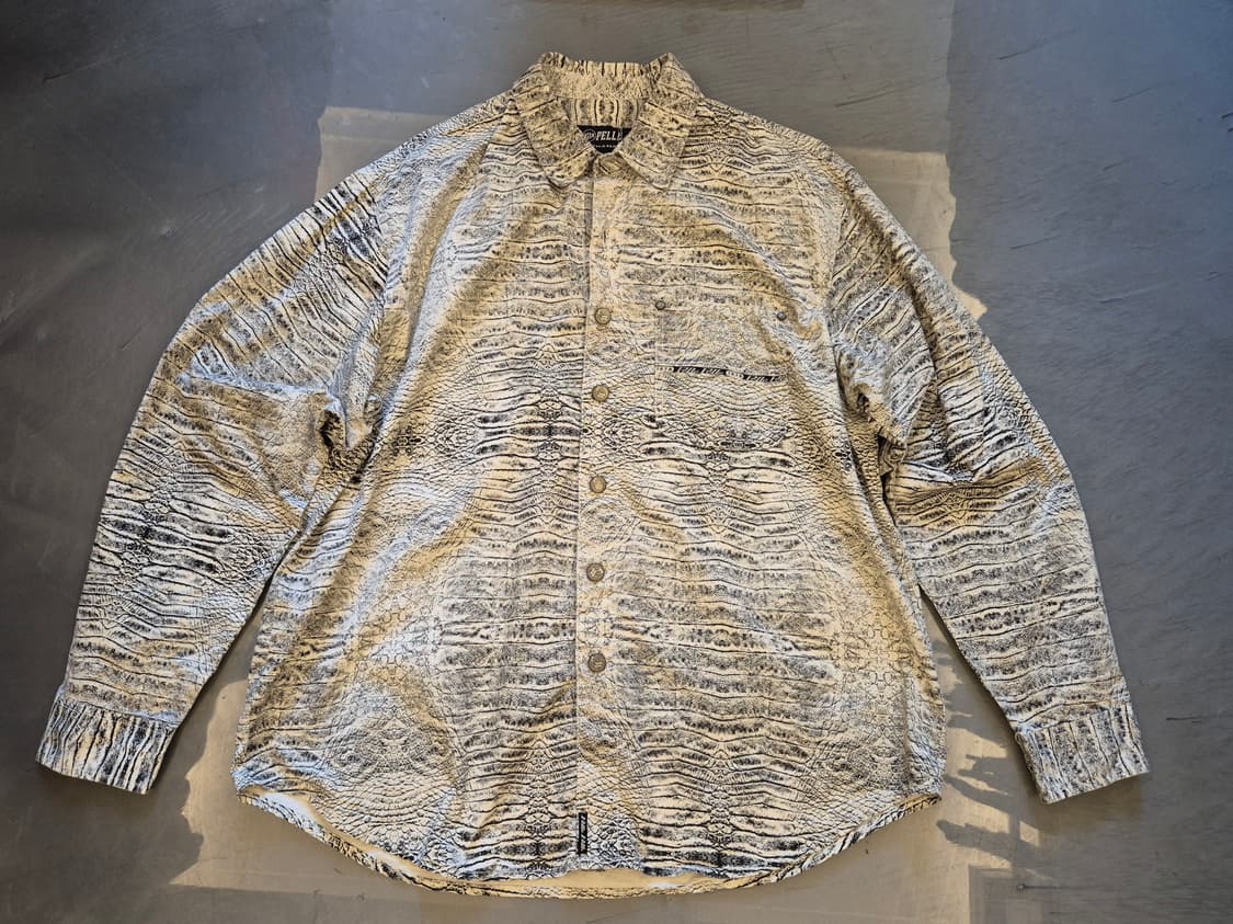 90s pellepelle python shirt 상품이미지1