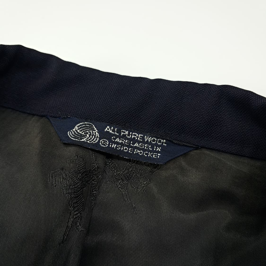 CL166 버버리 빈티지 삭스더블네임 프로섬버튼 네이비 블레이저 상품이미지3